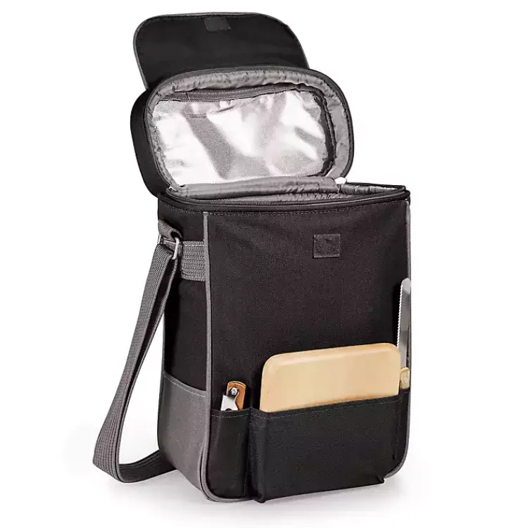 Barware-Kirklands Home Ohio State Buckeyes Wine & Cheese Tote Black