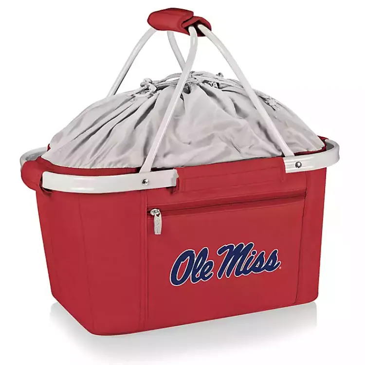 Serving & Entertaining-Kirklands Home Ole Miss Rebels Cooler Basket Red