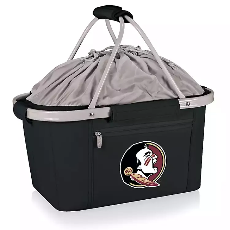 Serving & Entertaining-Kirklands Home Florida State Seminoles Cooler Basket Black
