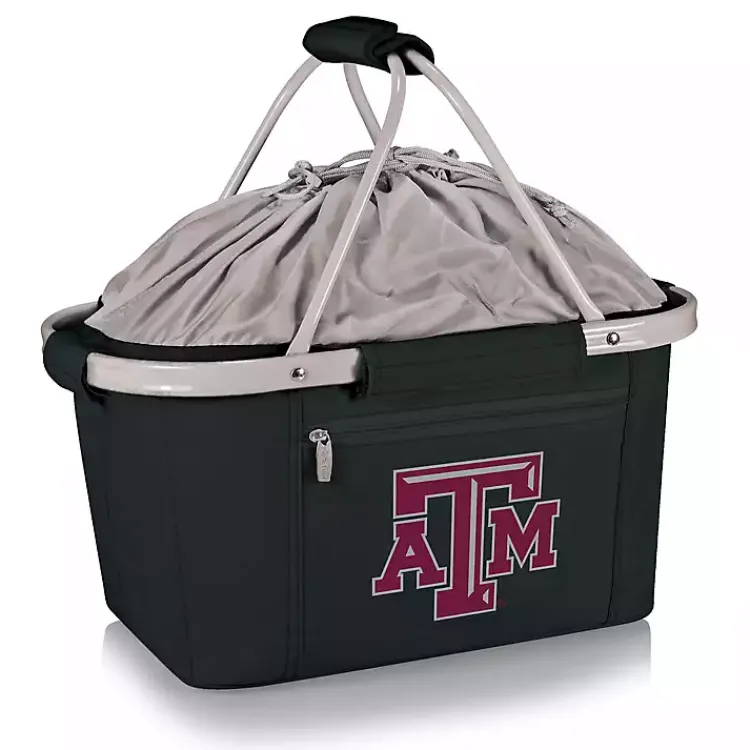 Serving & Entertaining-Kirklands Home Texas A&M Aggies Cooler Basket Black