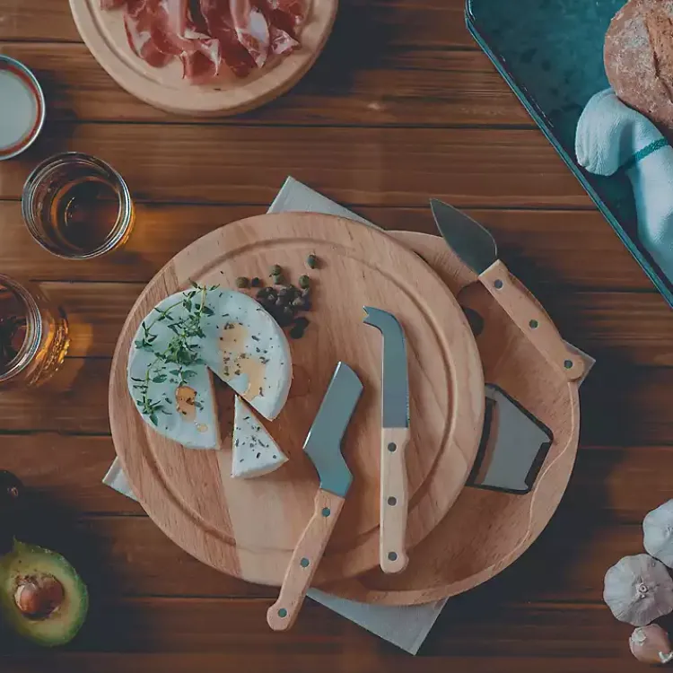 Serving & Entertaining-Kirklands Home University of Tennessee Cheese Board and Tool Set Tan