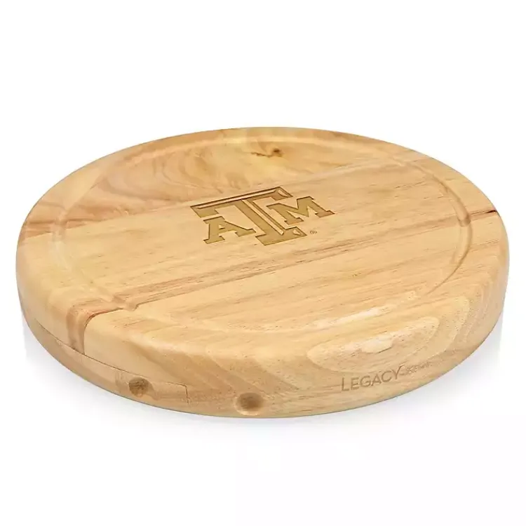 Serving & Entertaining-Kirklands Home Texas A&M University Cheese Board and Tool Set Tan