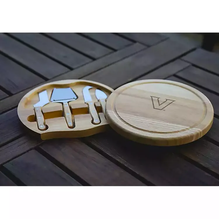 Serving & Entertaining-Kirklands Home Vanderbilt University Cheese Board and Tool Set Tan