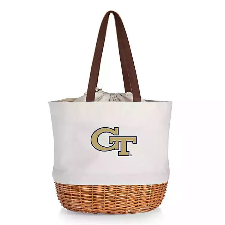 Serving & Entertaining-Kirklands Home Georgia Tech Canvas Tote Bag Yellow