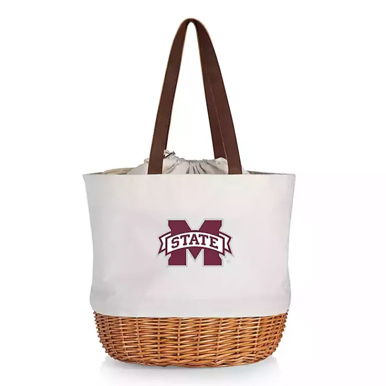 Serving & Entertaining-Kirklands Home Mississippi State Canvas Tote Bag Red