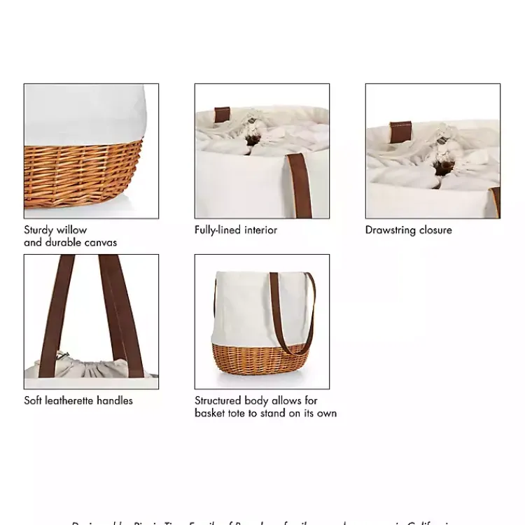 Serving & Entertaining-Kirklands Home North Carolina Canvas Tote Bag Blue