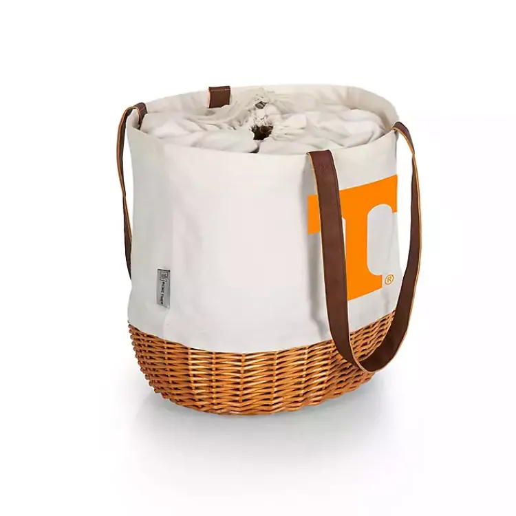 Serving & Entertaining-Kirklands Home Tennessee Canvas Tote Bag Orange