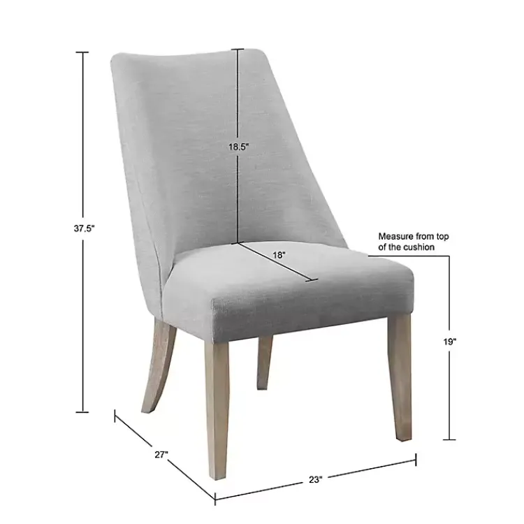 Dining Chairs-Kirklands Home Light Martha Stewart Dining Chairs, Set of 2 Gray