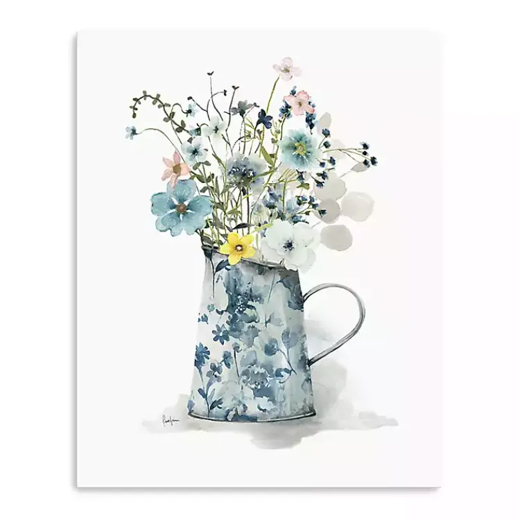 Canvas Art-Kirklands Home Cottage Garden Blues II Canvas Art Print