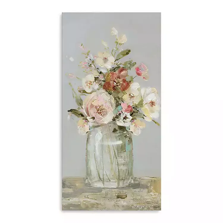 Canvas Art-Kirklands Home Country Time Arrangement Canvas Art Print Gray