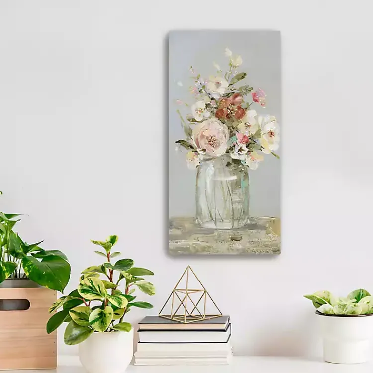 Canvas Art-Kirklands Home Country Time Arrangement Canvas Art Print Gray