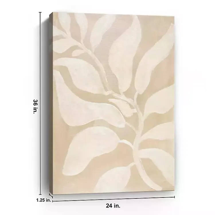 Canvas Art-Kirklands Home Sandy Boical Canvas Art Print, 24x36 in. Tan