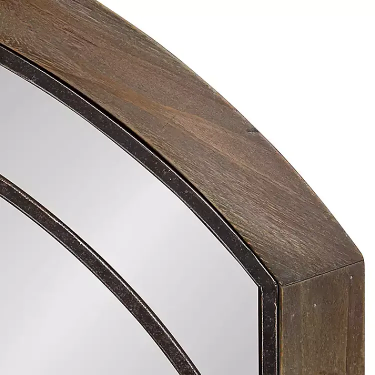 Decorative Mirrors-Kirklands Home Rustic Arch Holden Mirror Brown