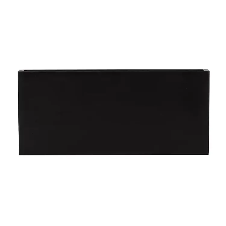 Shelves-Kirklands Home Black Wood 2-pc. Floating Shelves, 18 in.