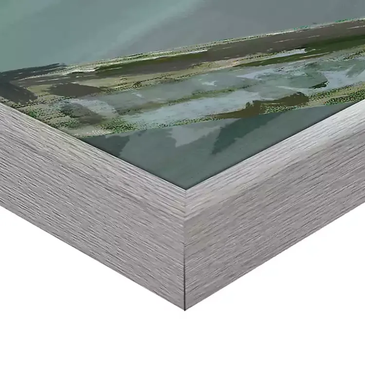 Canvas Art-Kirklands Home Pierside Pelican Framed Canvas Art Print