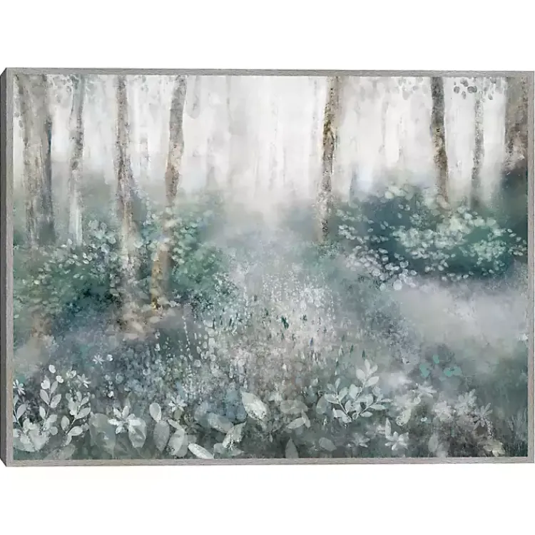 Canvas Art-Kirklands Home Allyson's Trail Framed Canvas Art Print Blue