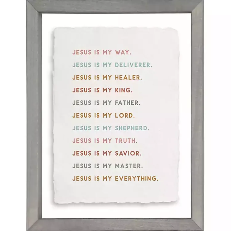 Wall Quotes & Signs-Kirklands Home Jesus is My Everything Wall Plaque