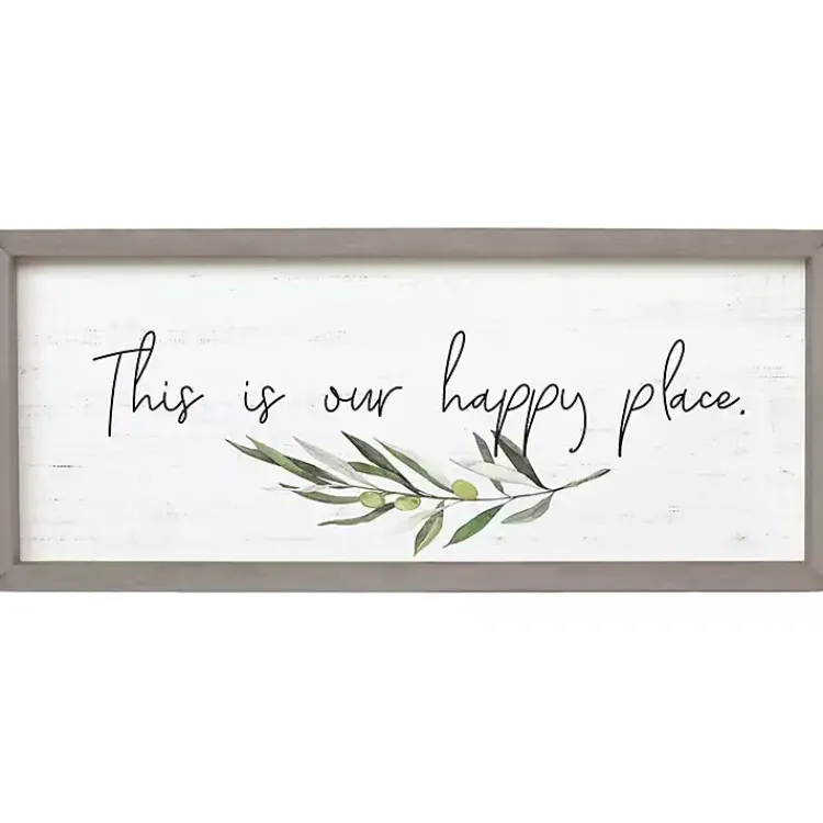 Wall Quotes & Signs-Kirklands Home Our Happy Place Wall Plaque