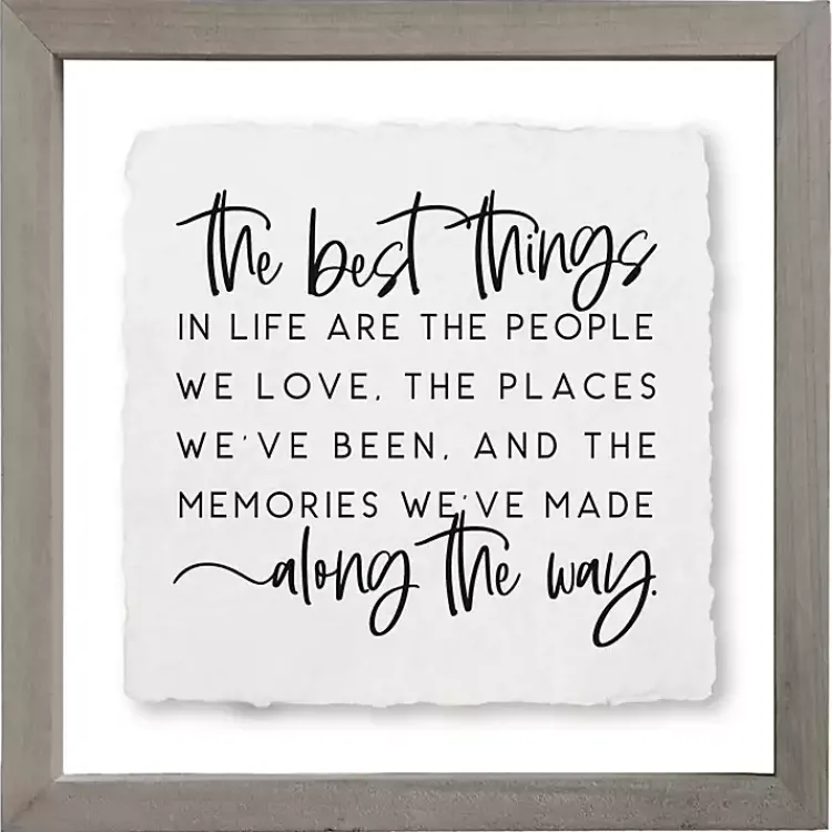 Wall Quotes & Signs-Kirklands Home The Best Things in Life Wall Plaque