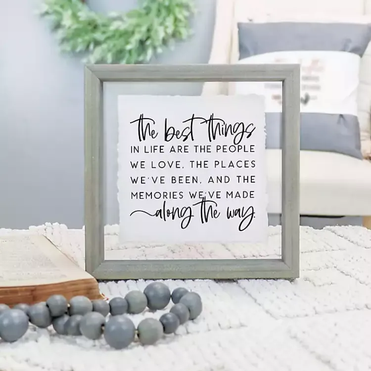 Wall Quotes & Signs-Kirklands Home The Best Things in Life Wall Plaque