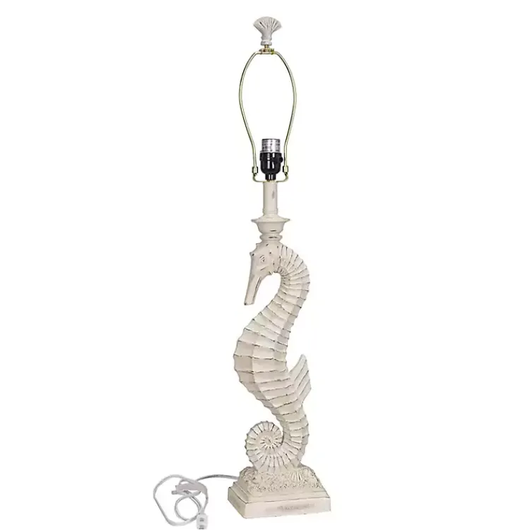Table Lamps-Kirklands Home Seahorse Table Lamps, Set of 2 White