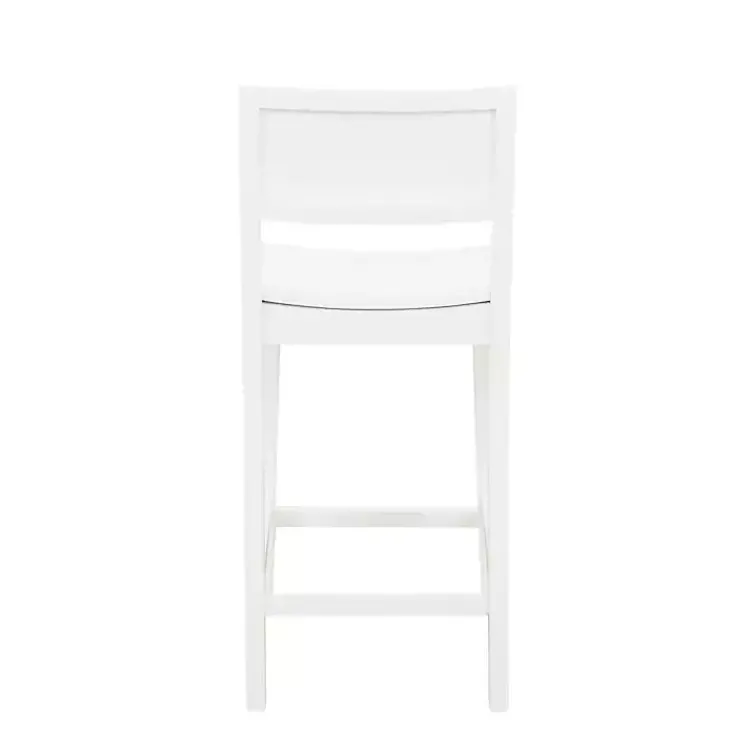 Bar Stools & Counter Height Stools-Kirklands Home Wood Devin Counter Stools, Set of 2 White