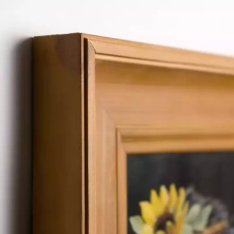 Framed Art-Kirklands Home Cow with Sunflower Crown Framed Art Print