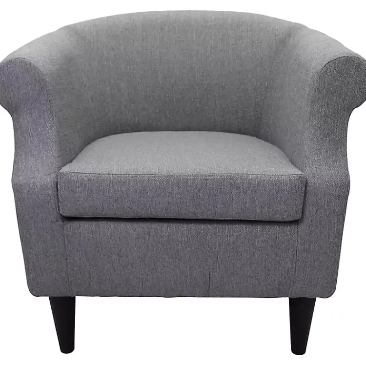 Accent Chairs-Kirklands Home Granite Lorie Accent Chair Gray