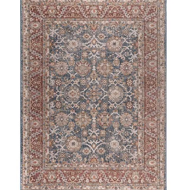 Area Rugs-Kirklands Home Red Persian Bordered Traditional Area Rug, 8x10