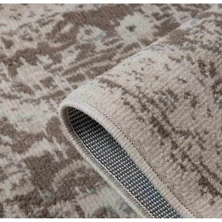 Area Rugs-Kirklands Home Cream Medallion Area Rug, 8x10 Ivory