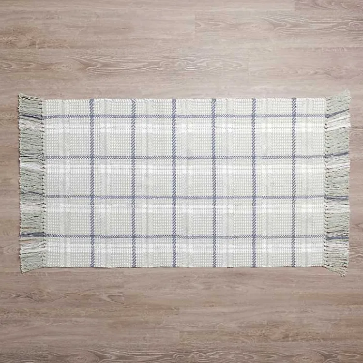 Accent Rugs-Kirklands Home Jesse Plaid Scatter Rug Gray