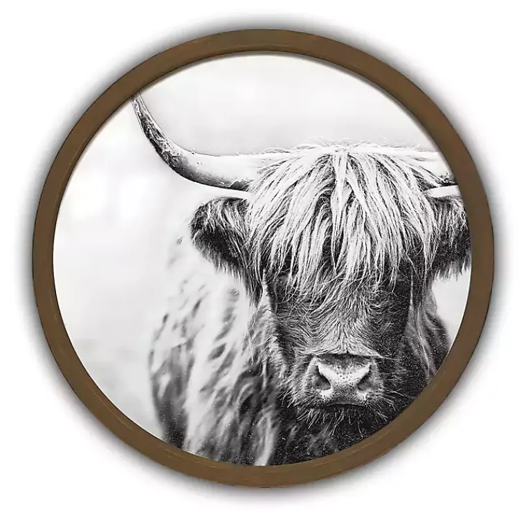 Framed Art-Kirklands Home Vintage Highland Brown Framed Art Print