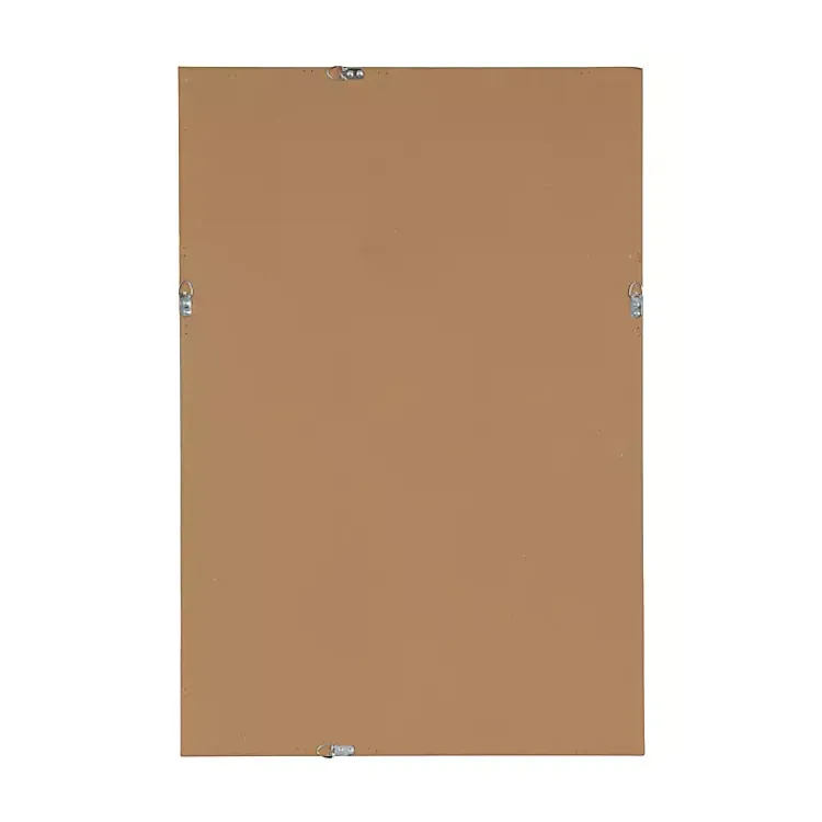 Decorative Mirrors-Kirklands Home Neutral Linen Beveled Wall Mirror