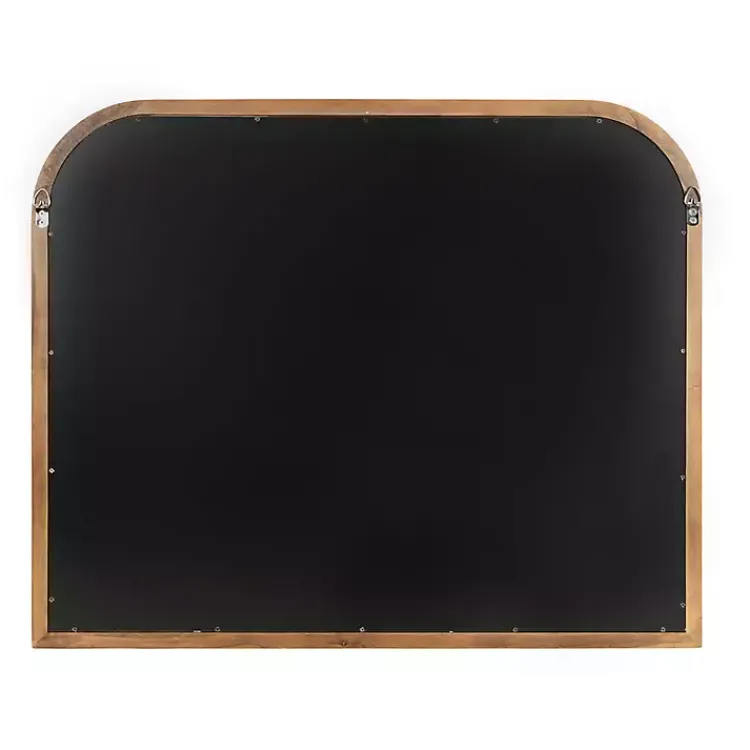 Decorative Mirrors-Kirklands Home Rustic Brown Wide Arch Wall Mirror