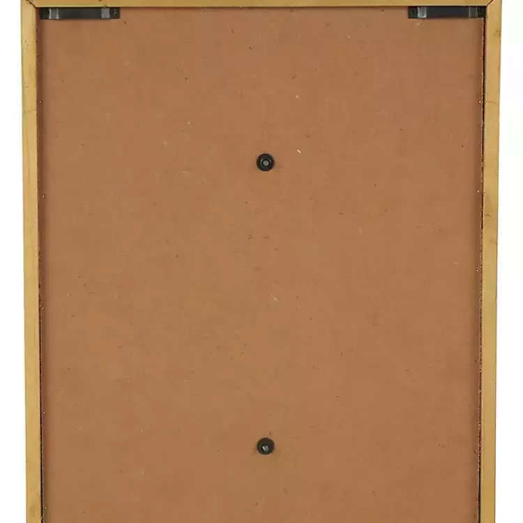 Wall Plaques-Kirklands Home Gold Metal Leaves Framed Wall Plaques, Set of 2