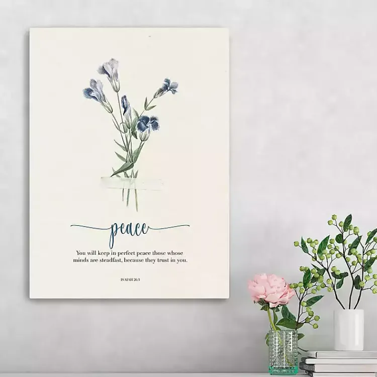 Wall Quotes & Signs-Kirklands Home Peace Affirmations Canvas Art Print, 18x24 in.