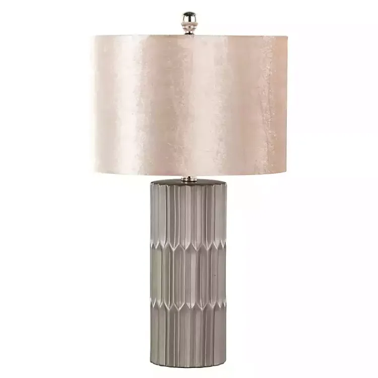Table Lamps-Kirklands Home Metallic and Champagne Tanya Table Lamp Brown