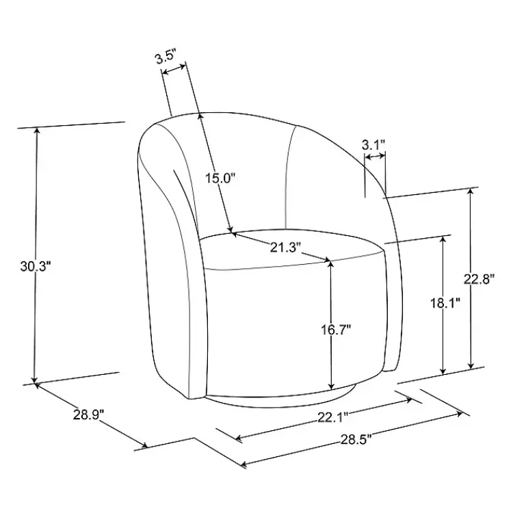Accent Chairs-Kirklands Home Khaki Boucle Danielle Accent Chair Tan