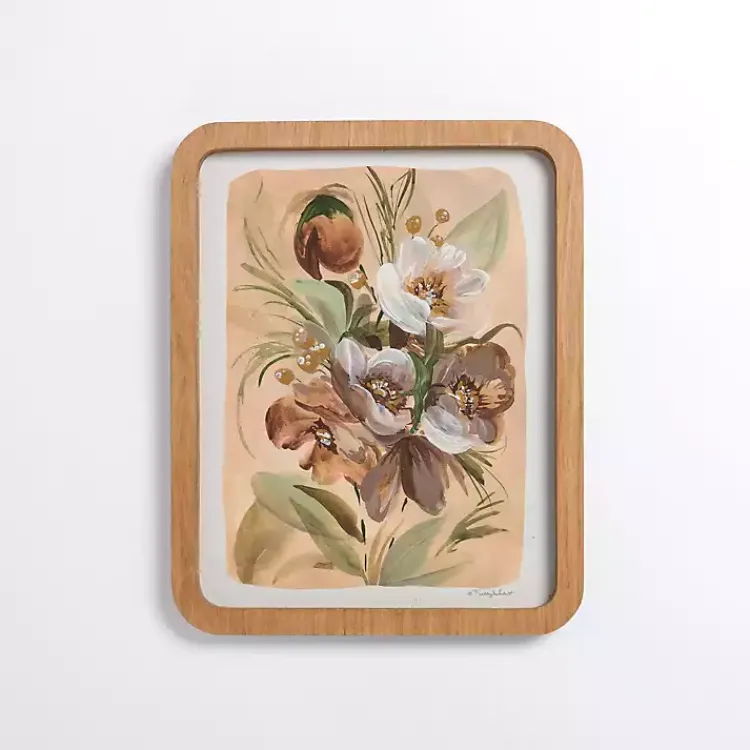 Framed Art-Kirklands Home Muted Blooms Framed Art Print