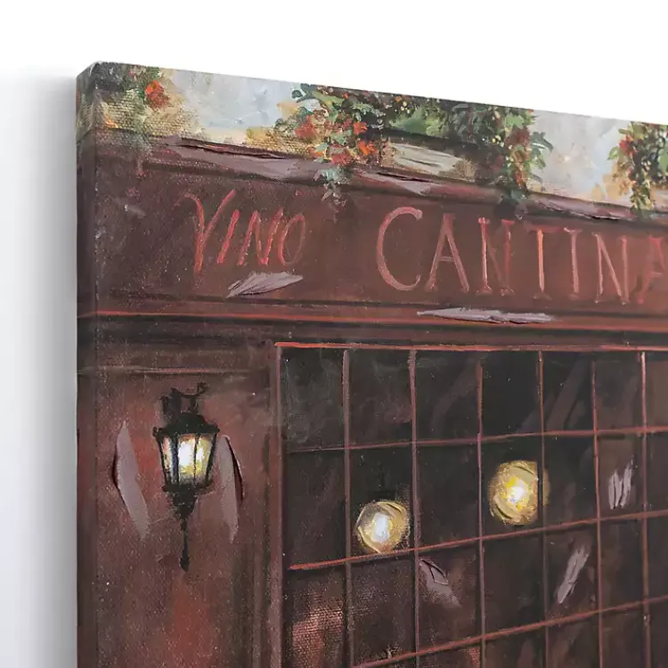 Canvas Art-Kirklands Home Courtyard Ambiance Canvas Art Print Multi