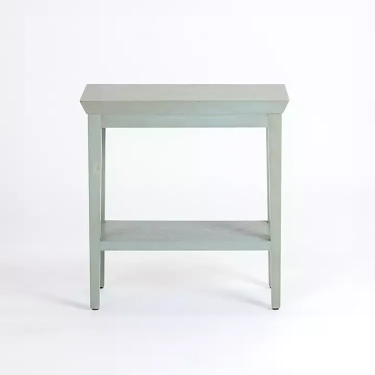 Accent & End Tables-Kirklands Home Mist Wood Marlee Side Table Blue