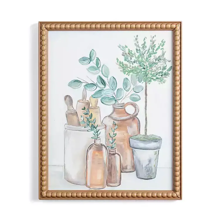 Framed Art-Kirklands Home Botanicals in Jars Still Life Framed Art Print