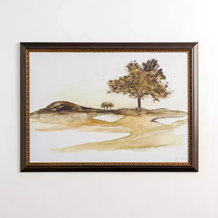 Framed Art-Kirklands Home Tree Line Scene Framed Art Print