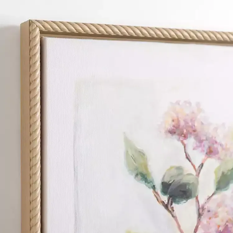 Canvas Art-Kirklands Home Pink Floral Still Life Framed Canvas Art Print Multi