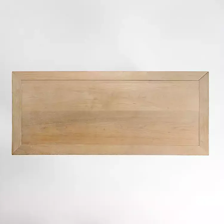 Cabinets & Sideboards-Kirklands Home Natural Wood Glass Door Modular Cabinet Tan