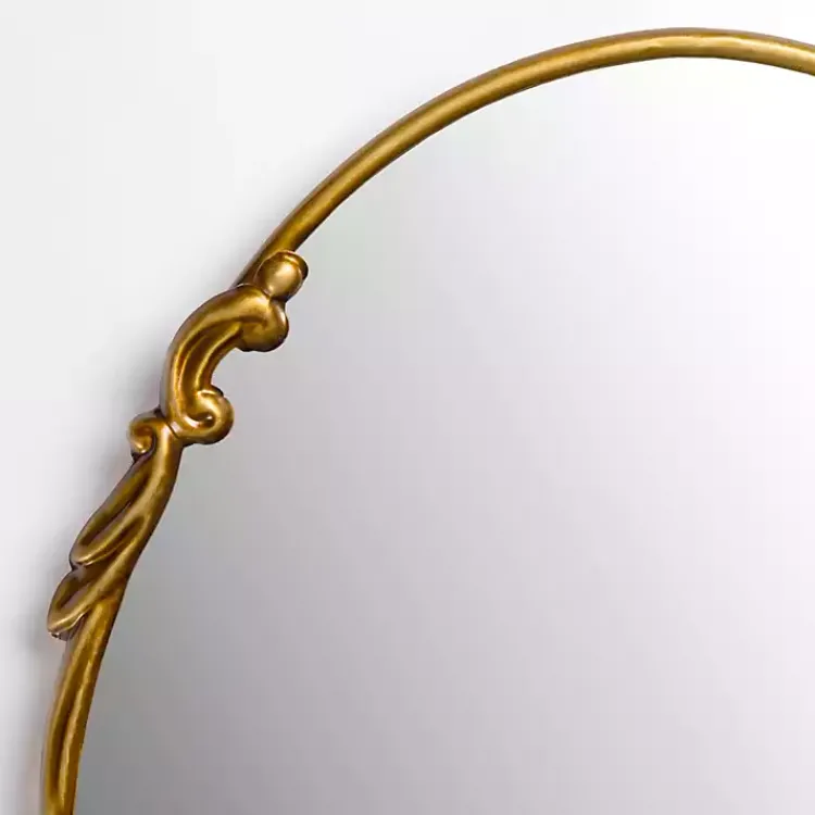 Decorative Mirrors-Kirklands Home Oval Louisa Gold Wall Mirror