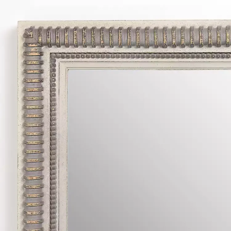 Decorative Mirrors-Kirklands Home Wexford Ribbed Rectangular Wall Mirror