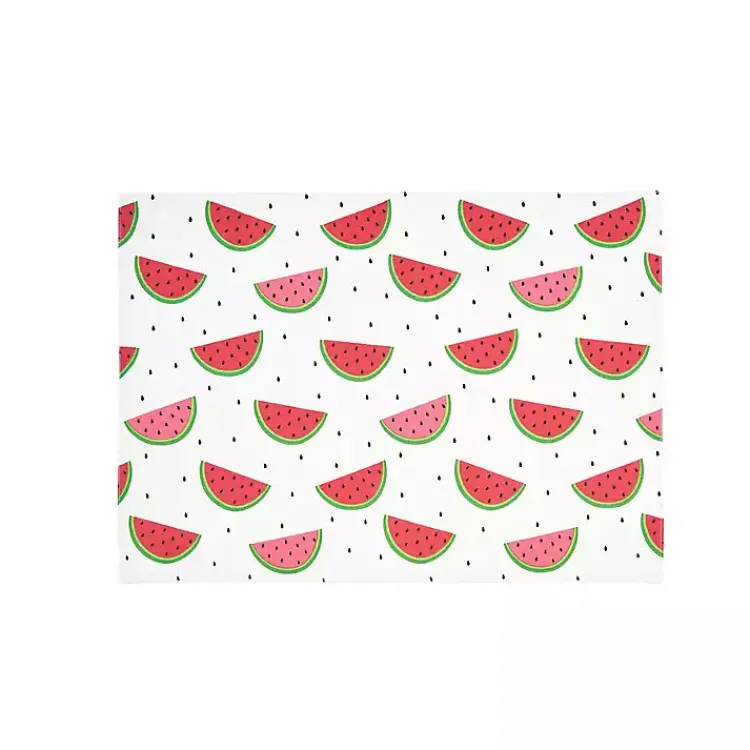 Table Linens-Kirklands Home Whimsical Watermelon Placemats, Set of 6
