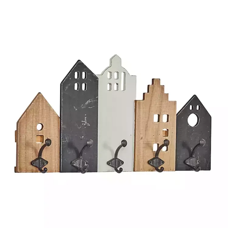 Hooks-Kirklands Home Multicolor Wood Building Wall Hooks