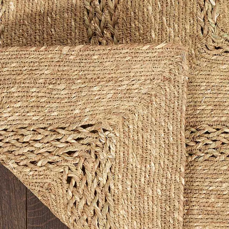 Area Rugs-Kirklands Home Natural Seagrass Indoor/Outdoor Area Rug, 5x7 Tan